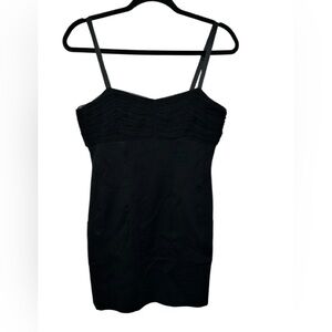 Alice + Olivia Fitted Bustier Black Dress Adjustable‎ Straps Mini Size Small